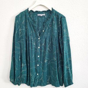 Daniel Rainn Teal Blouse